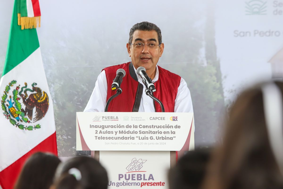 Sergio Salomón Céspedes Peregrina, gobernador del estado de Puebla. Foto: Especial