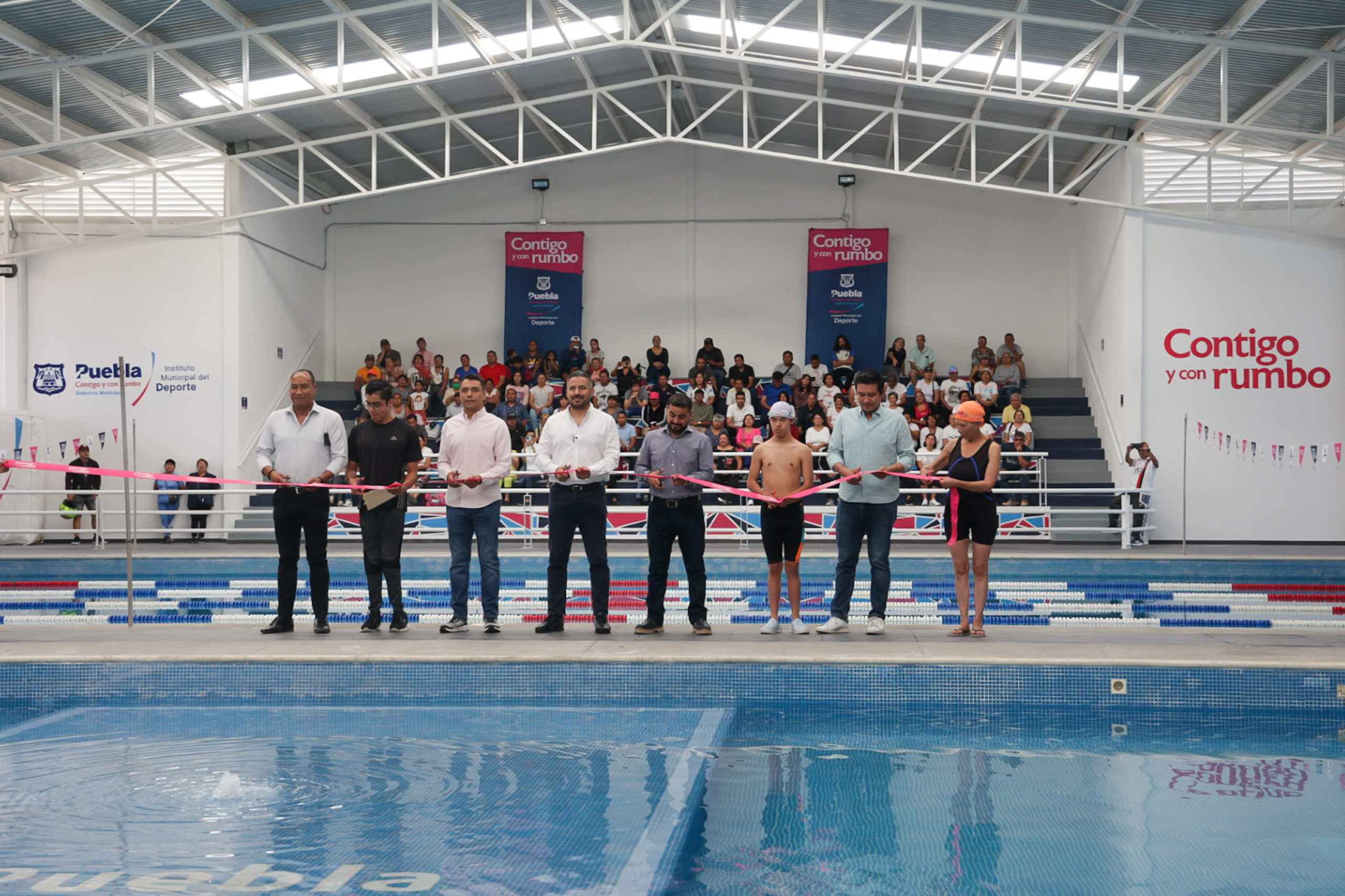 Entrega de la rehabilitación del Complejo Multideportivo CAM Sur