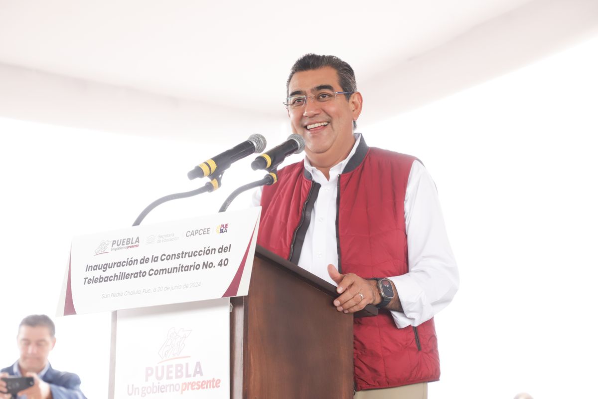 Sergio Salomón Céspedes Peregrina, gobernador del estado de Puebla. Foto: Especial