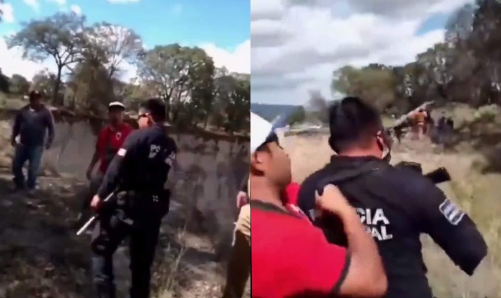 Pobladores de Acajete desarman a policías