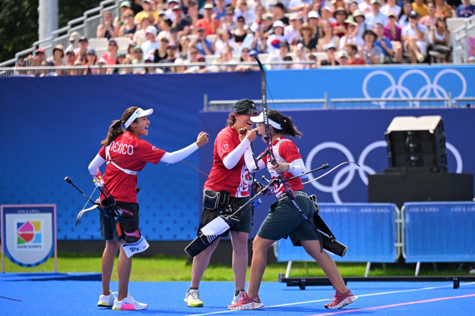 México gana medalla de bronce en Tiro con Arco Femenil por Equipos en París 2024