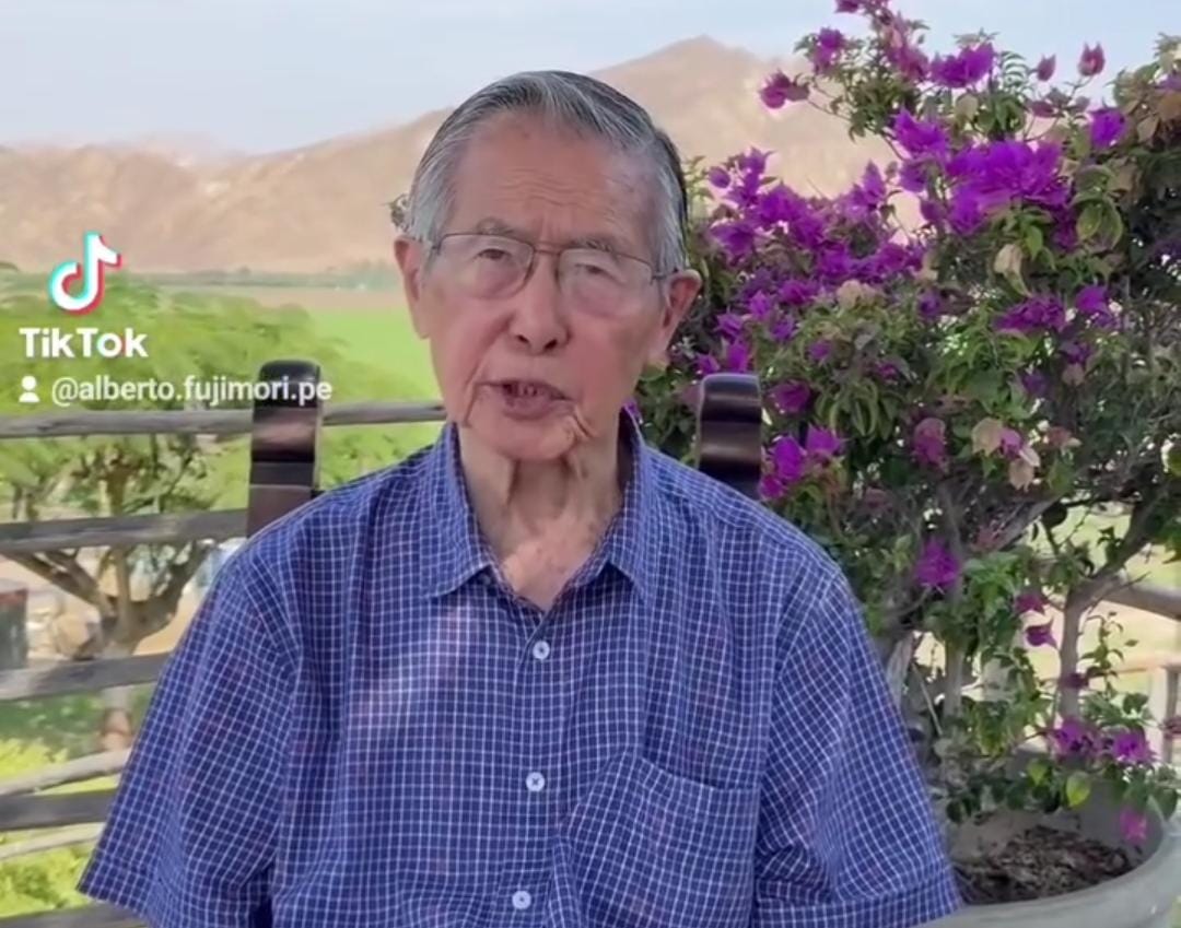 Alberto Fujimori anuncia su candidatura presidencial para las elecciones de 2026 en Perú