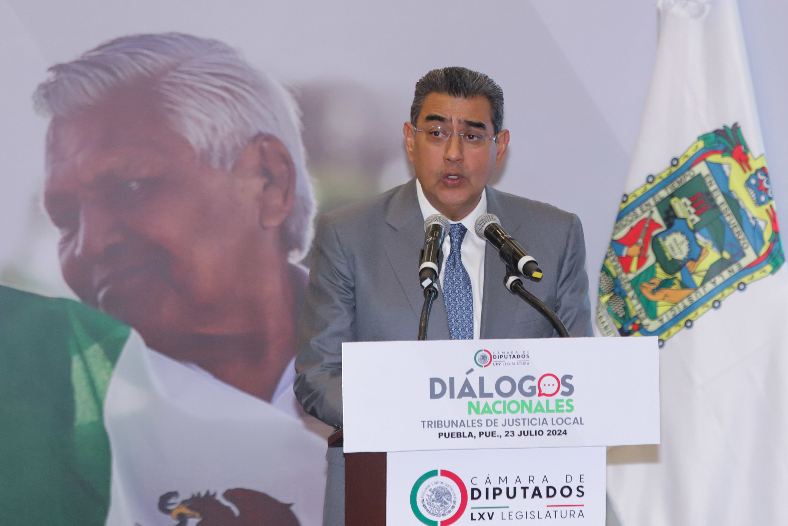 Sergio Salomón Céspedes, gobernador del Puebla