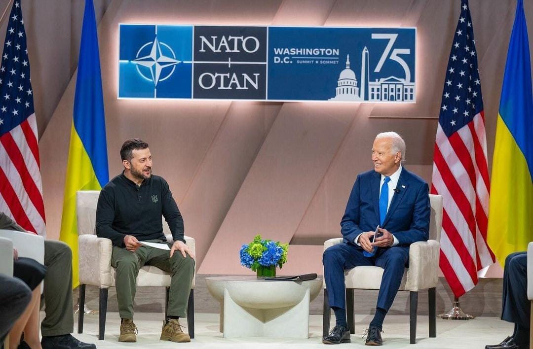 Biden confunde a Volodimir Zelenski con Vladimir Putin en la cumbre de la OTAN