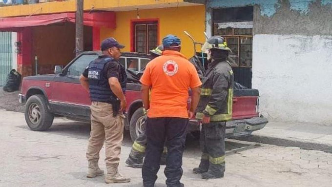 Explosión en domicilio de Tepeaca