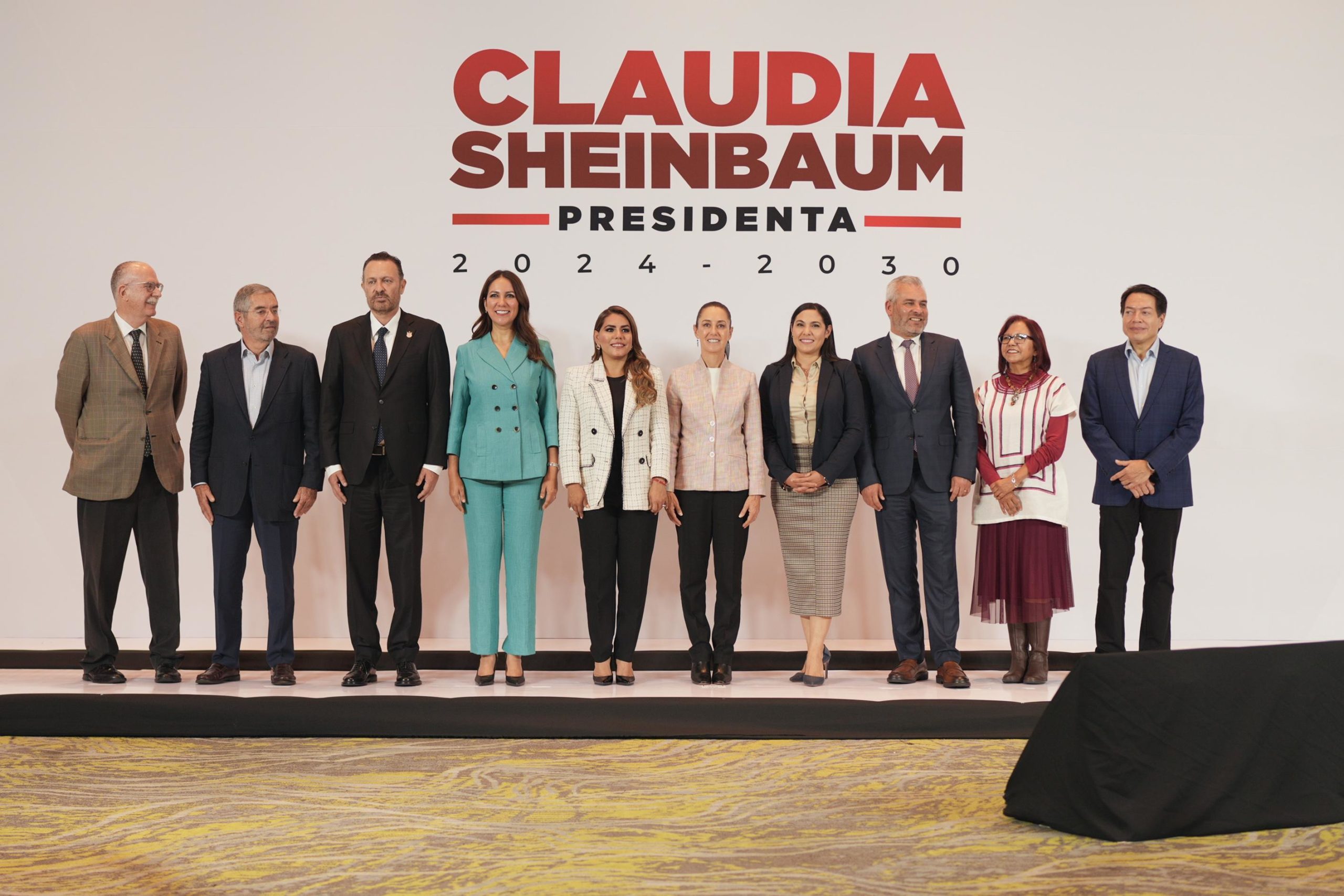 Claudia Sheinbaum y gobernadores del occidente