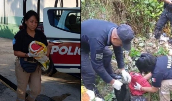 Abandonan a bebé recién nacida en una barranca de Huehuetla