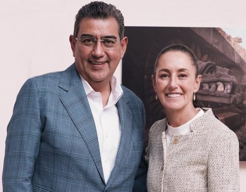 Sergio Salomón se reúne con Claudia Sheinbaum