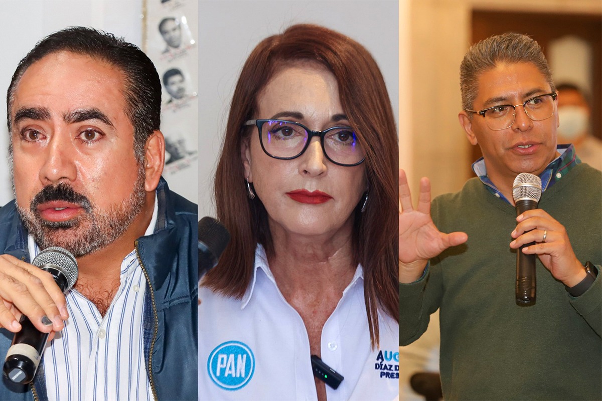 Rafael Micalco exige frenar promoción de Eduardo Rivera dentro del PAN; Augusta Díaz de Rivera y Marcos Castro lo defienden