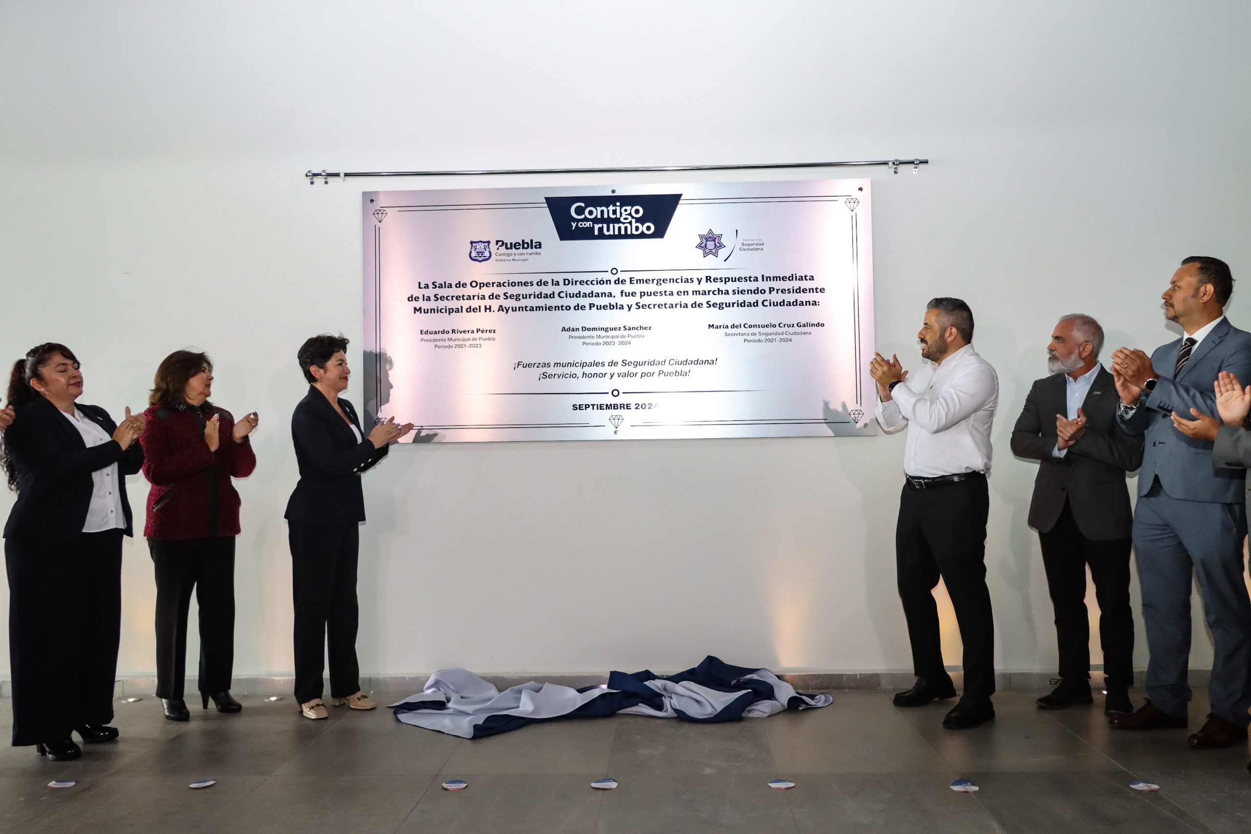 Ayuntamiento de Puebla inaugura sala de monitoreo DERI de la SSC