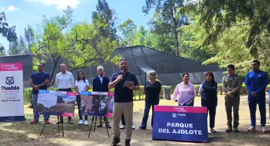 Ayuntamiento de Puebla entrega la segunda etapa del Bosque del Ajolote en Santa María Xonacatepec