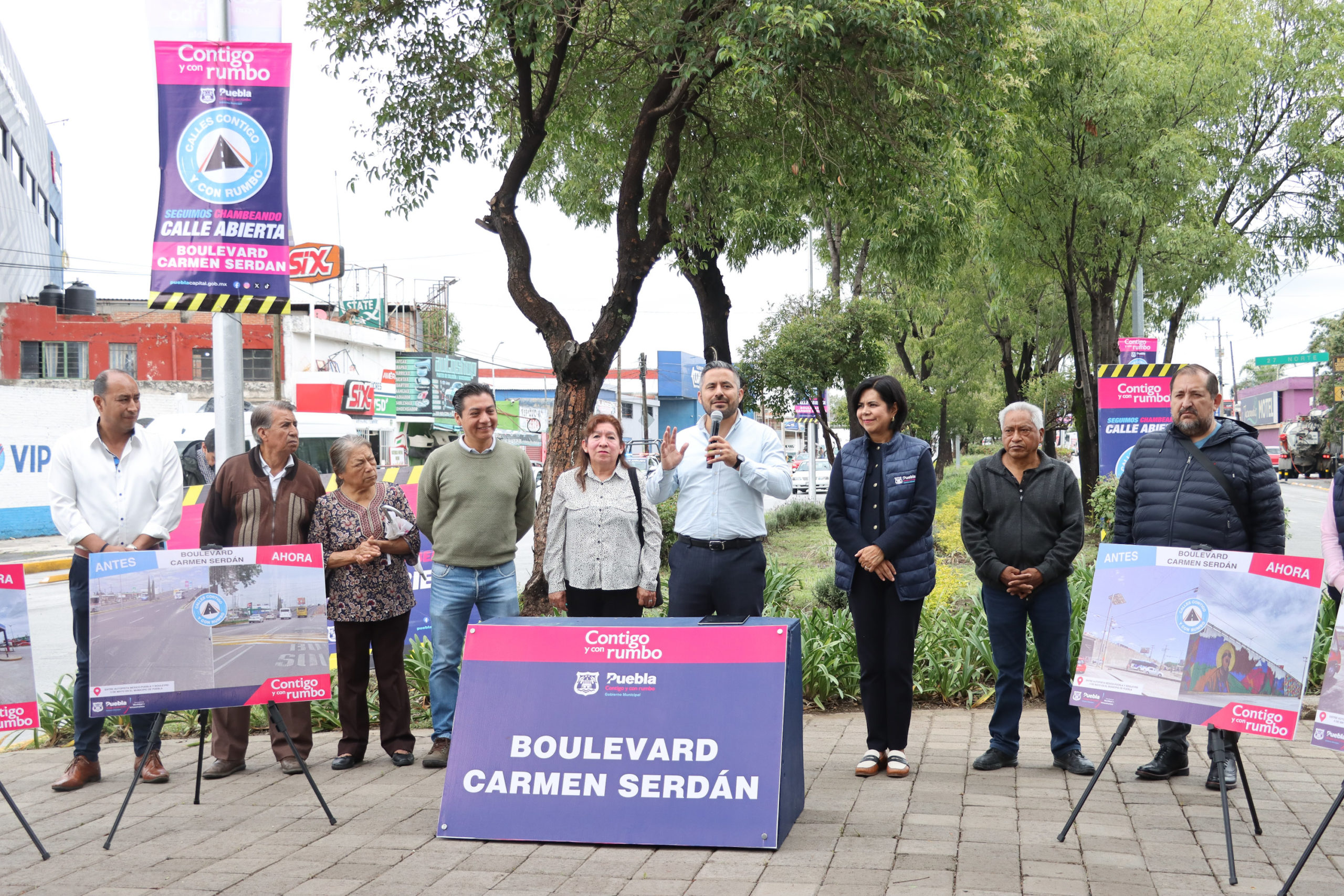 Ayuntamiento de Puebla invierte más de 204 mdp en rehabilitación del boulevard Carmen Serdán