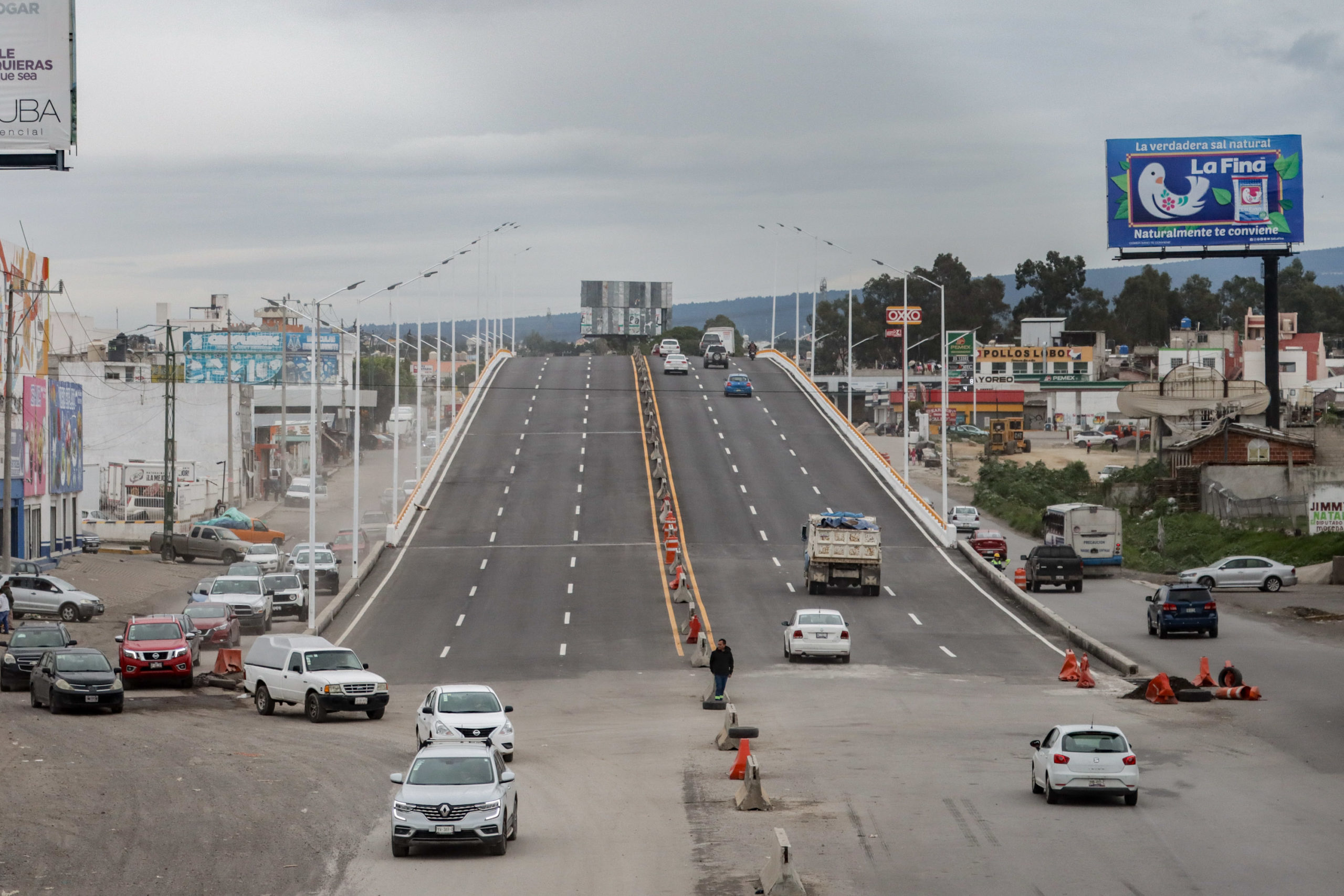 distribuidor vial de la Central de Abastos