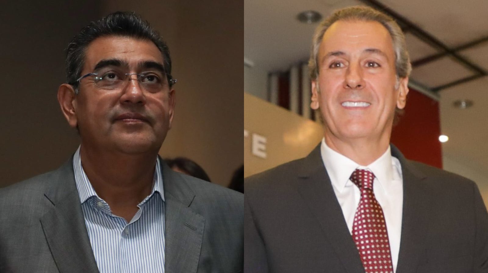 Sergio Salomón Céspedes y José Chedraui Budib, gobernador y presidente municipal electo de Puebla, respectivamente