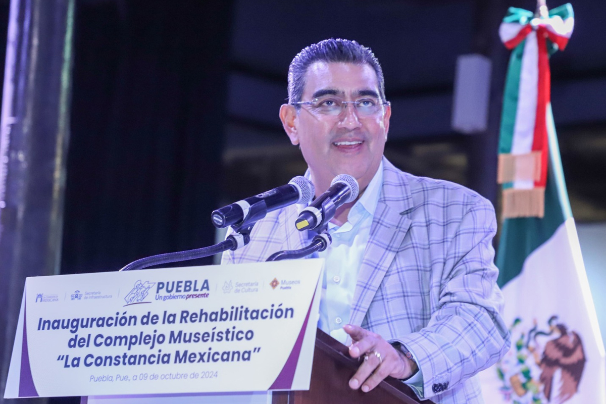 Céspedes Peregrina inaugura rehabilitación del complejo museístico 'La Constancia Mexicana' en Puebla