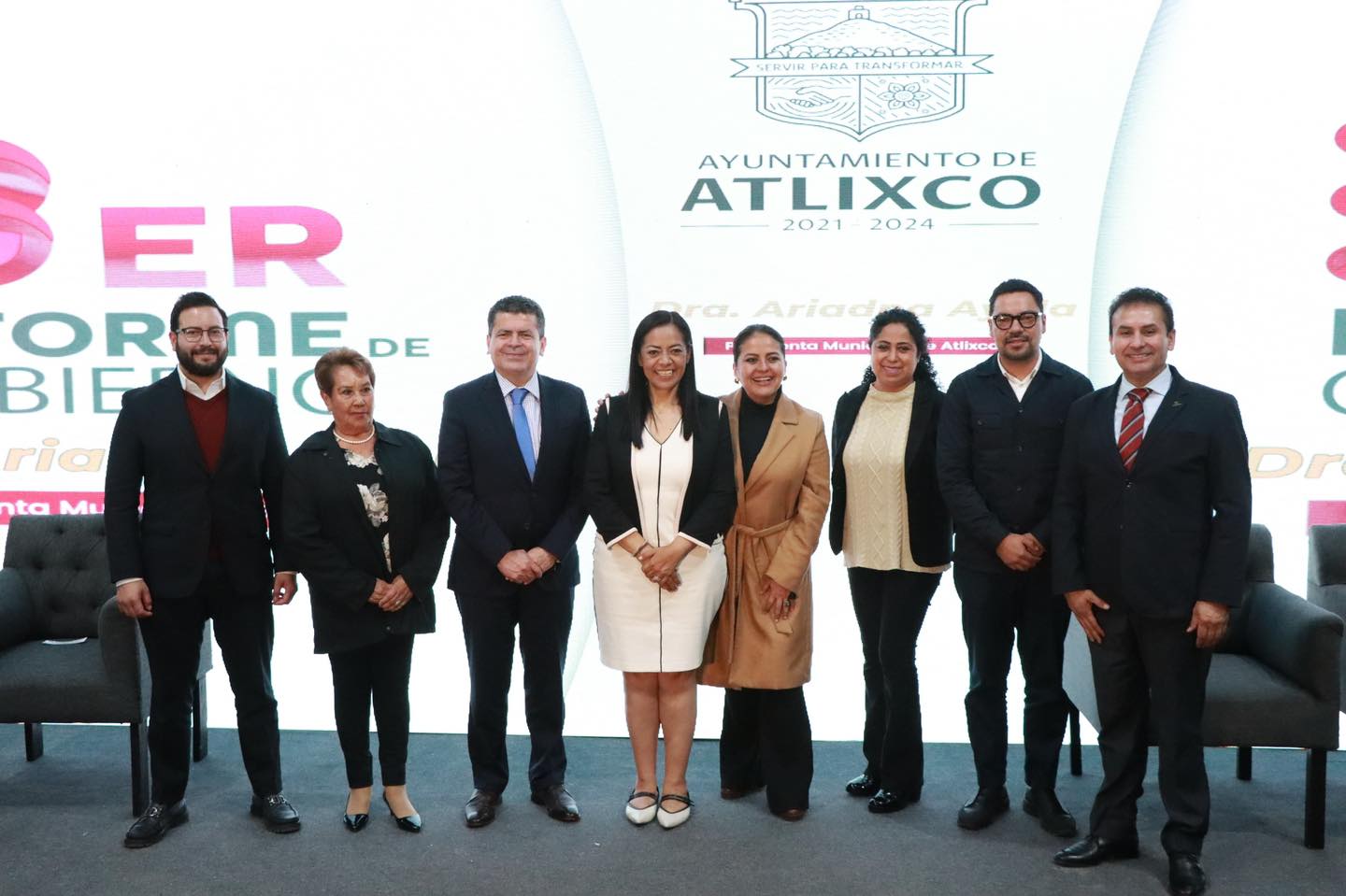 Ariadna Ayala informa: "Tres años de resultados, tres años de servir para transformar Atlixco"