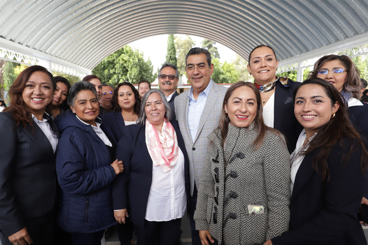 inauguración de techado de la cancha múltiple en la escuela secundaria Técnica número 74