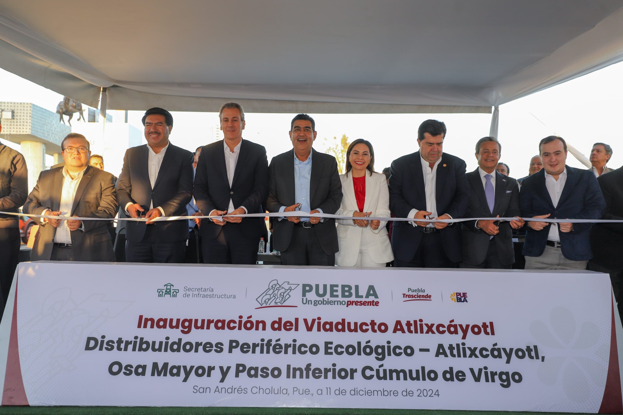 Inauguración del Viaducto Atlixcáyotl