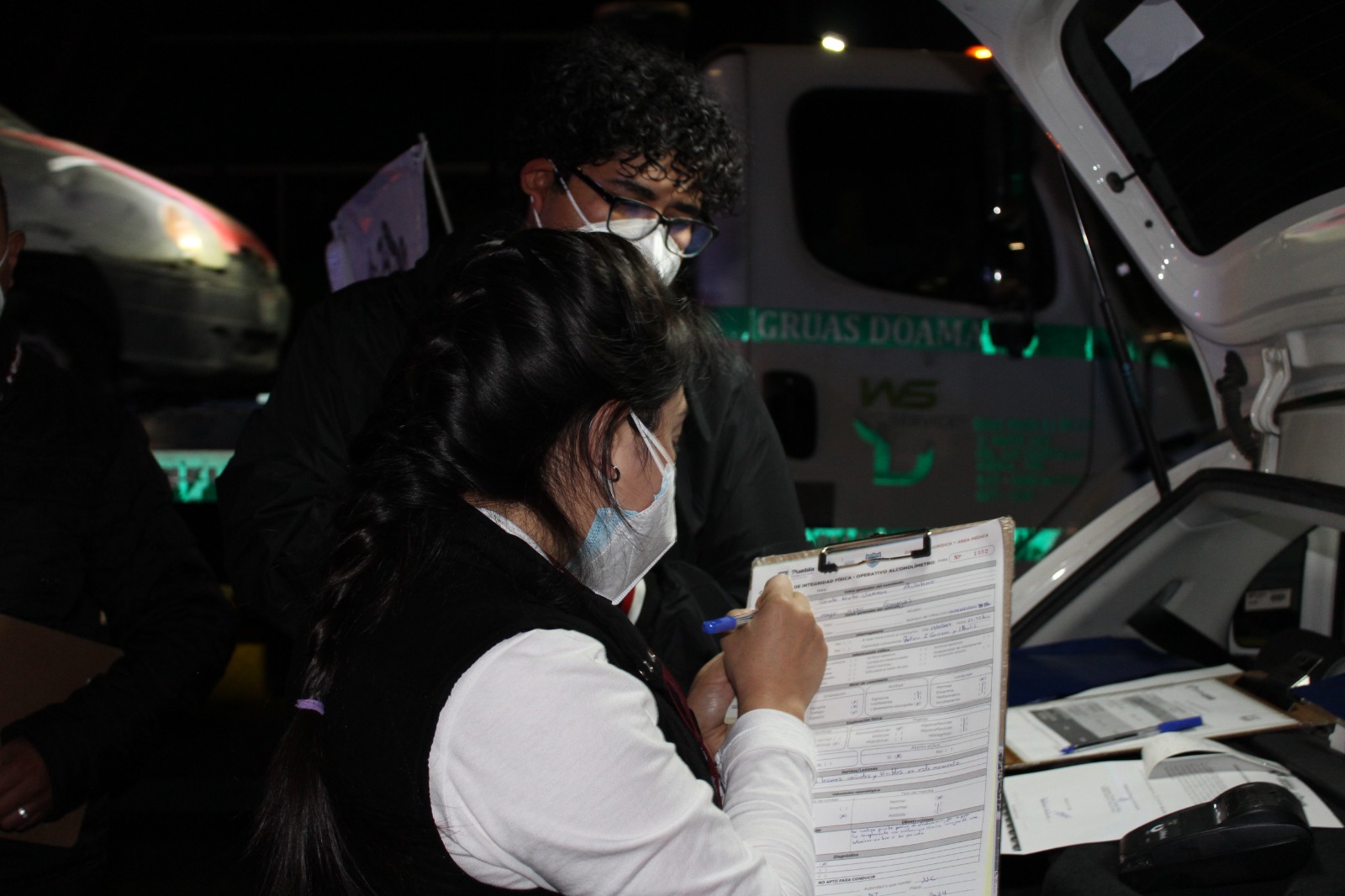 Contralora Municipal supervisa operativo alcoholímetro para garantizar cumplimiento de la ley