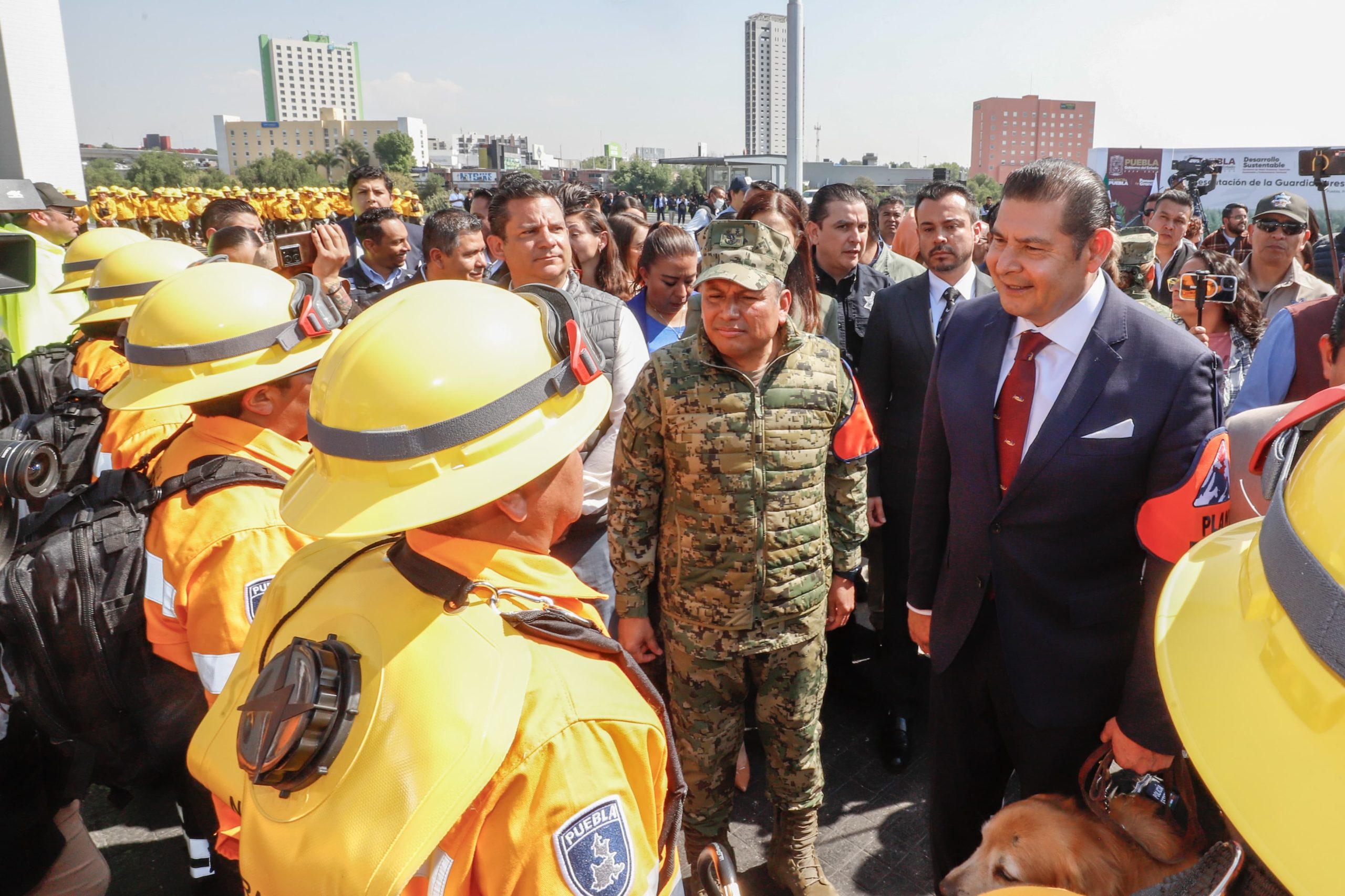 Alejandro Armenta presenta a la Policía Forestal y Guardia Forestal