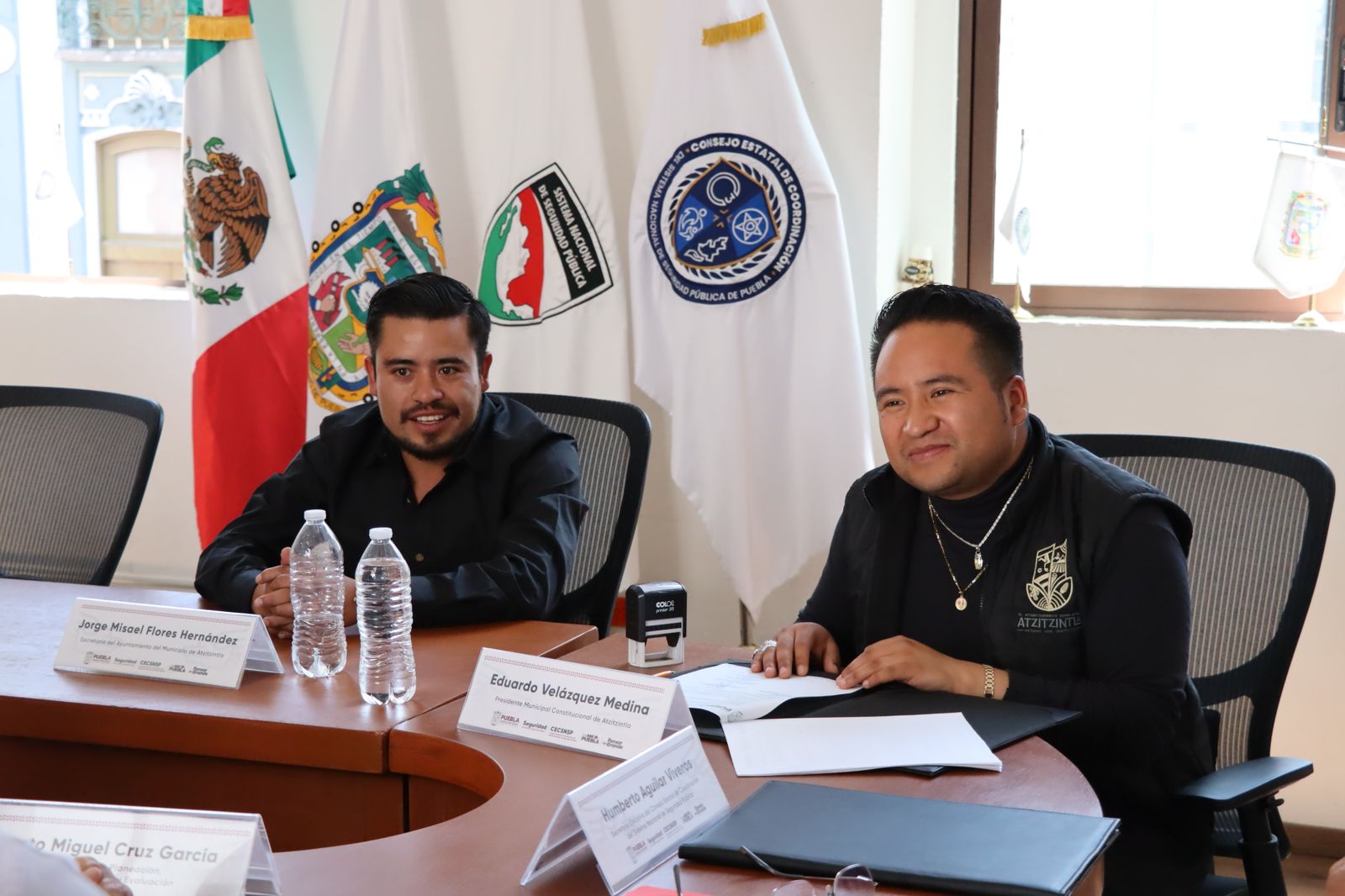 CECSNSP y Atzitzintla firman convenio para realizar Evaluaciones de Control de Confianza