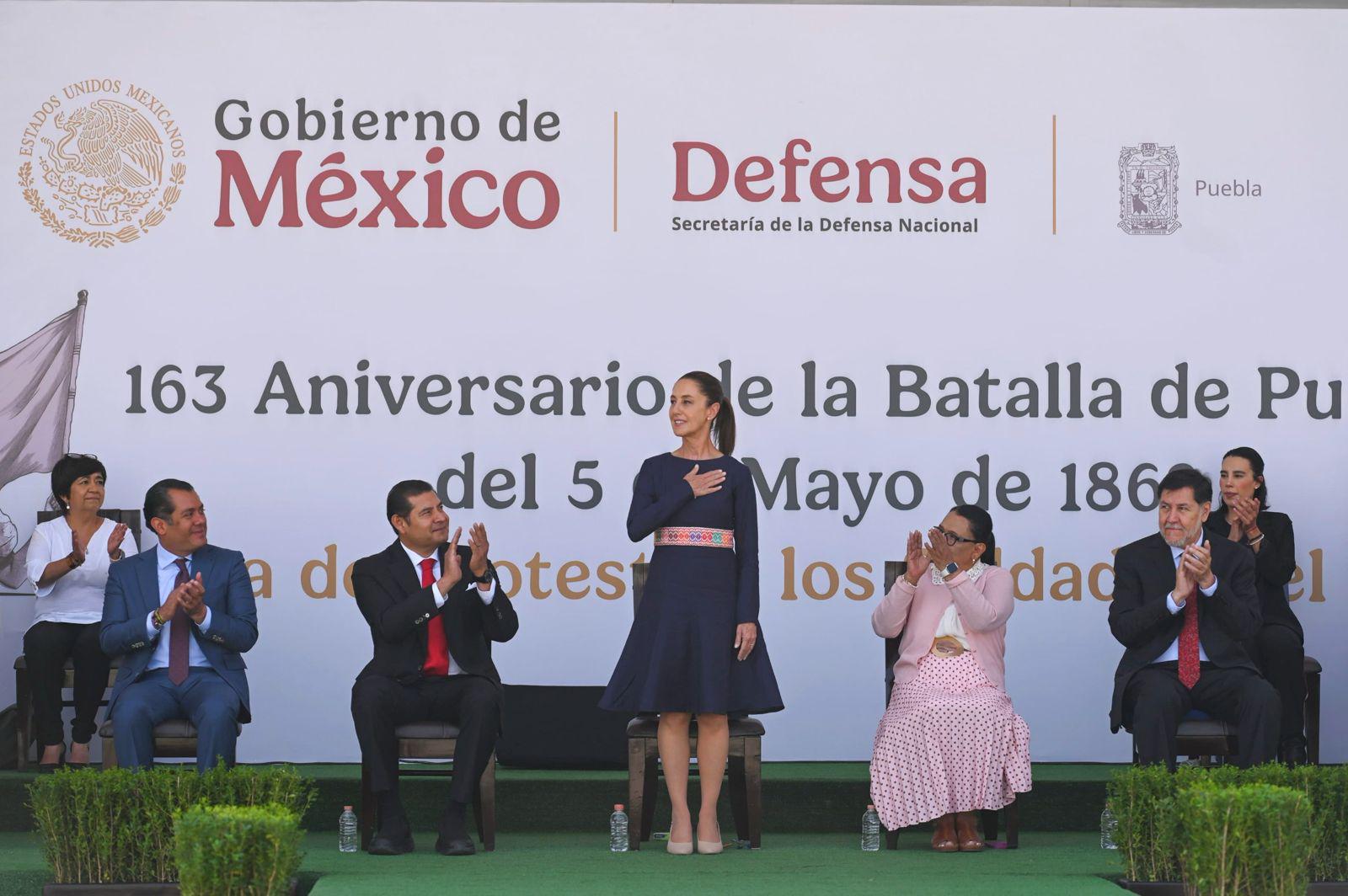 El 5 de mayo nos recuerda que el presente y el futuro de México deben ser los de una nación libre, independiente y soberana: Sheinbaum