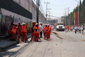 Participó OOSL en el Desfile del 5 de Mayo con operativo especial de limpieza