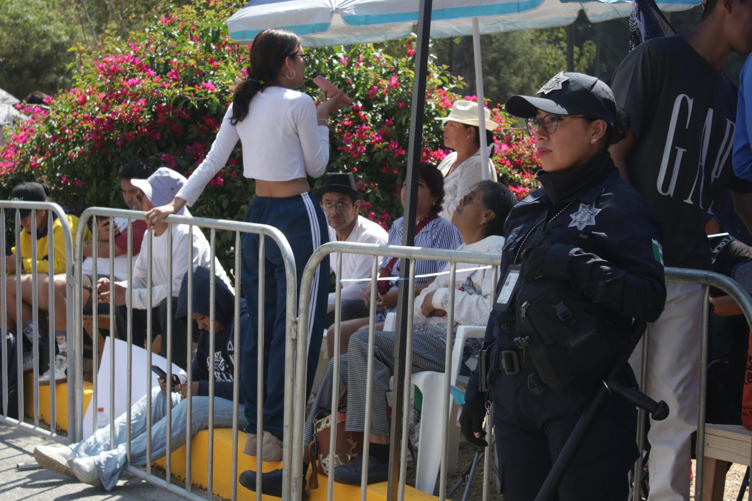 Saldo blanco durante Desfile Conmemorativo a la Batalla de Puebla