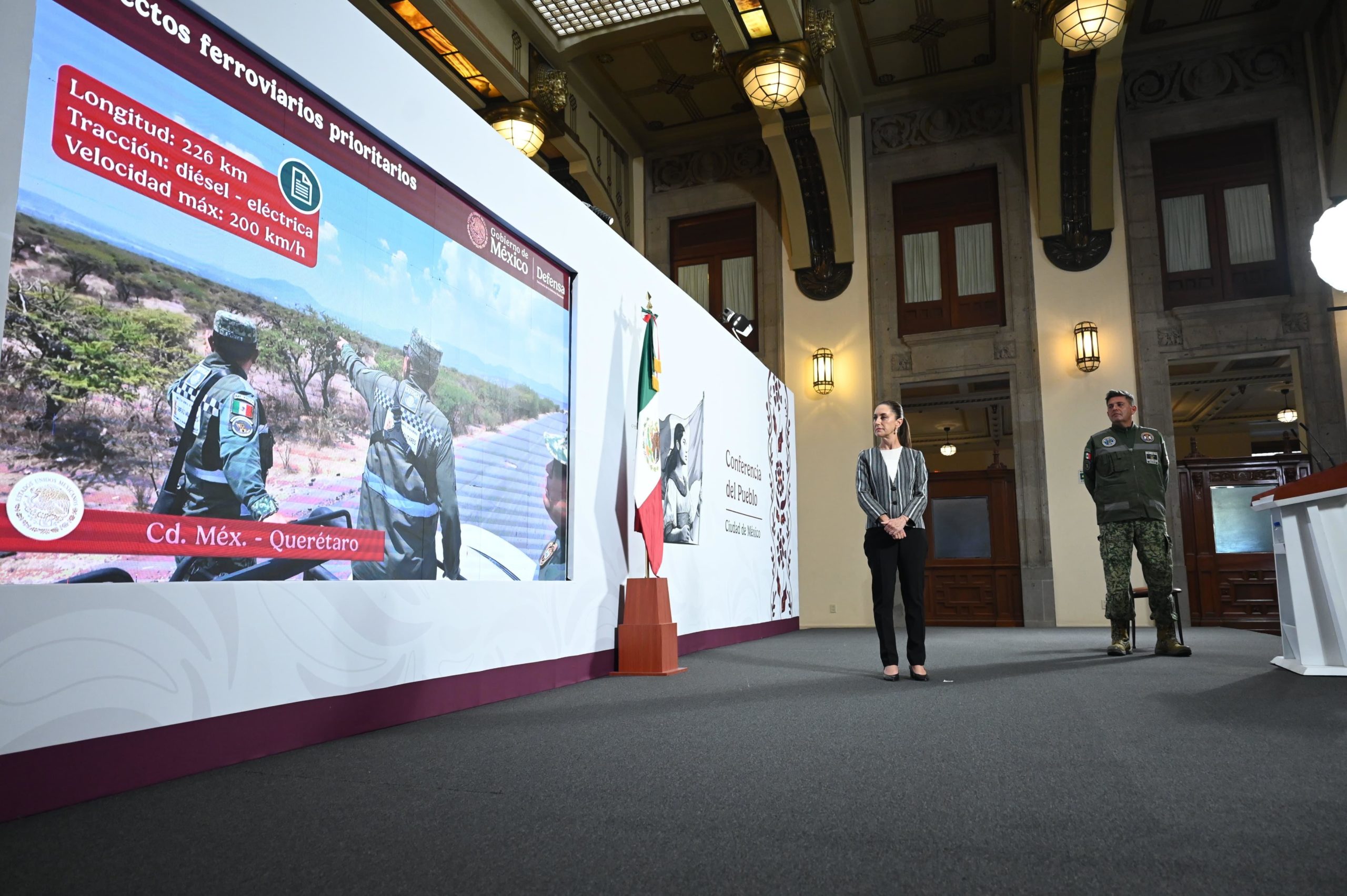 Destaca Sheinbaum inicio de construcción de los trenes a Pachuca, Querétaro y vía de carga del Tren Maya en los primeros meses de su gobierno