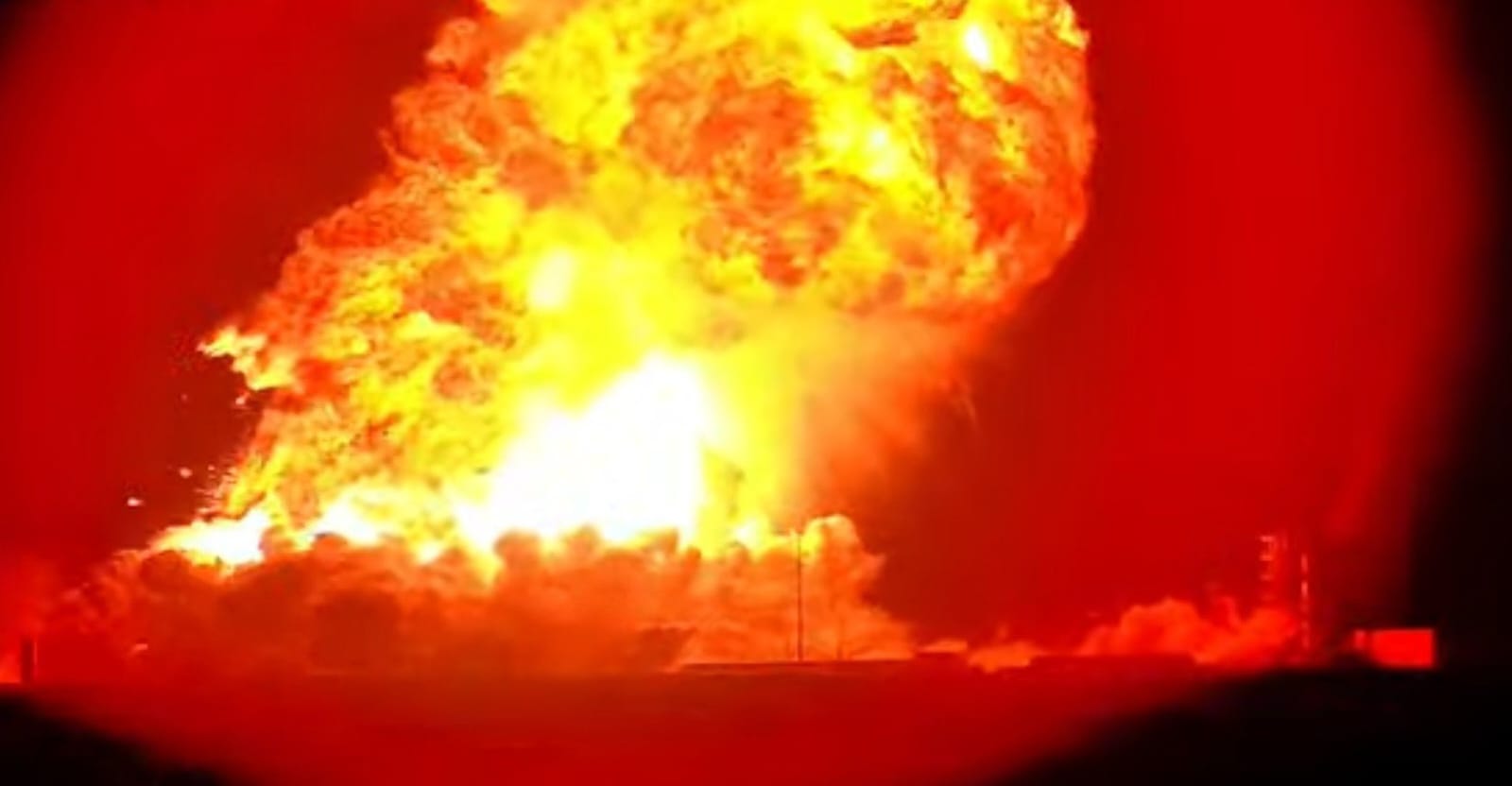 Explosión de cohete Starship de SpaceX