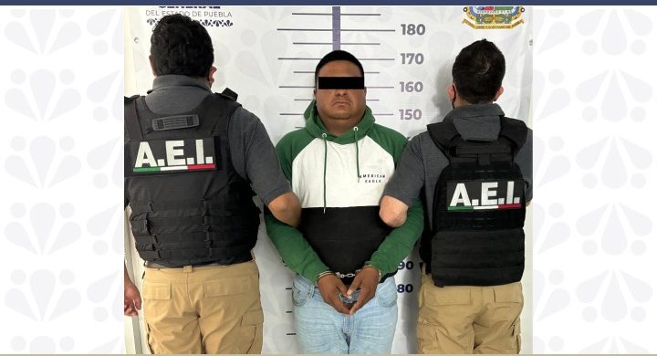 Fiscalía de Puebla detiene a “El Negro”, presunto responsable de homicidio de un policía en 2018