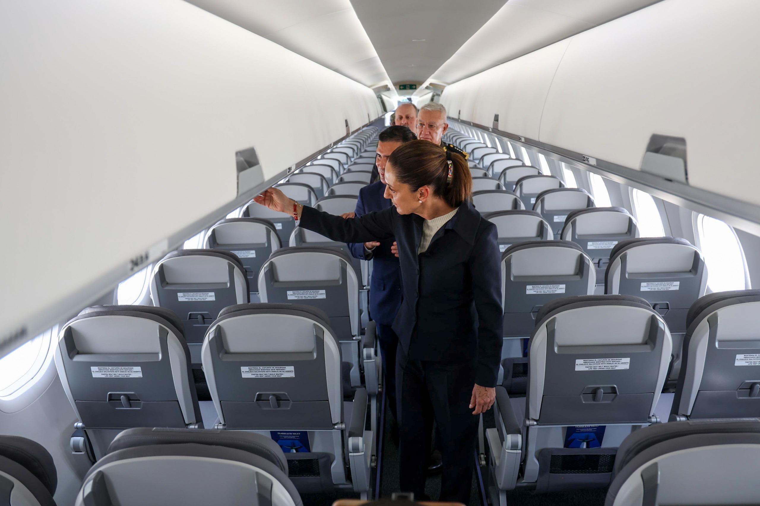 Claudia Sheinbaum recibe primera aeronave Embraer para Mexicana de Aviación, símbolo de justicia, orgullo y soberanía