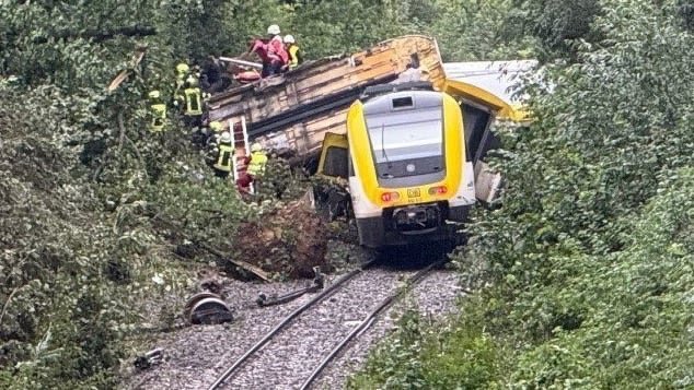 Descarrilamiento de tren en Alemania