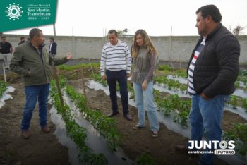 Gobierno de Texmelucan implementa huerto de traspatio para reutilizar aguas tratadas del Rastro Municipal
