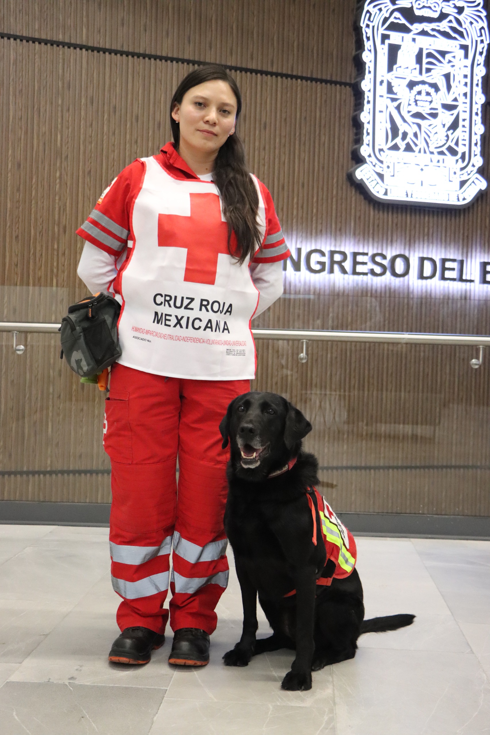 Anneth Gabriela López Villafaña, integrante de la Cruz Roja Mexicana. Foto: Especial