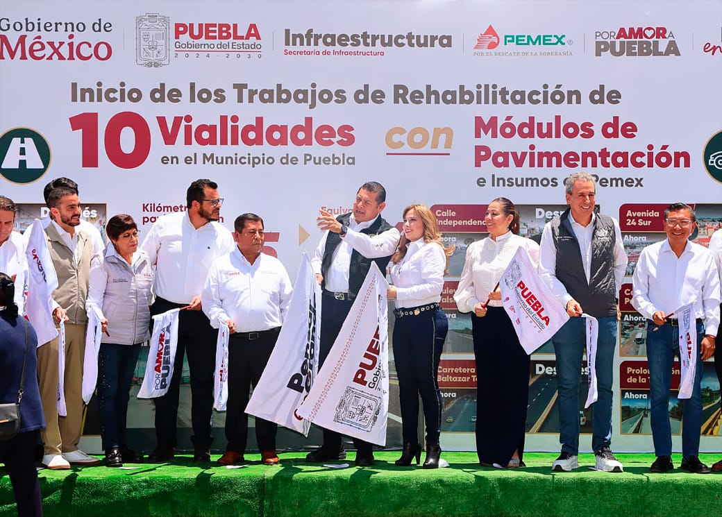 Rehabilitación de 10 vialidades