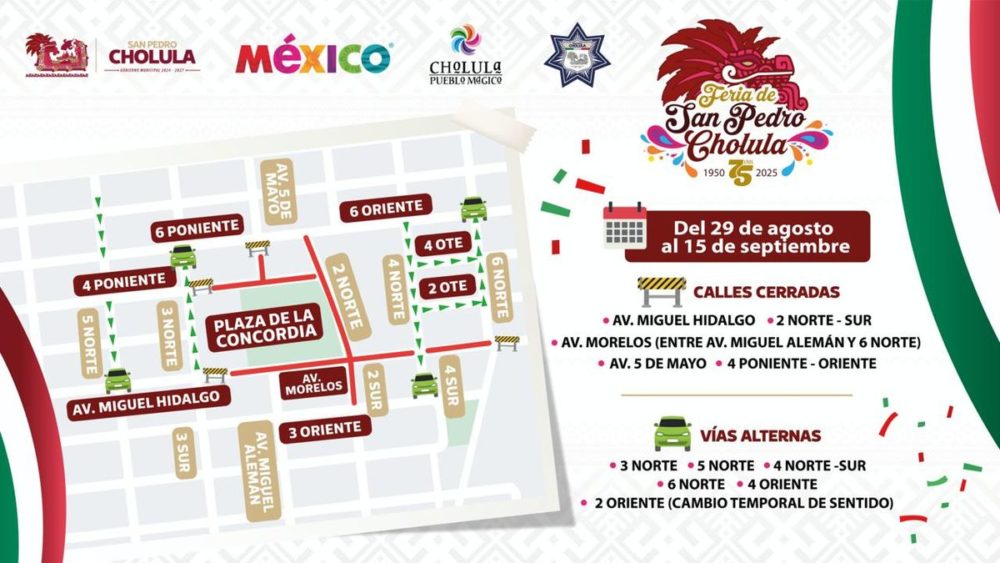 feria-cholula-calles-cerradas
