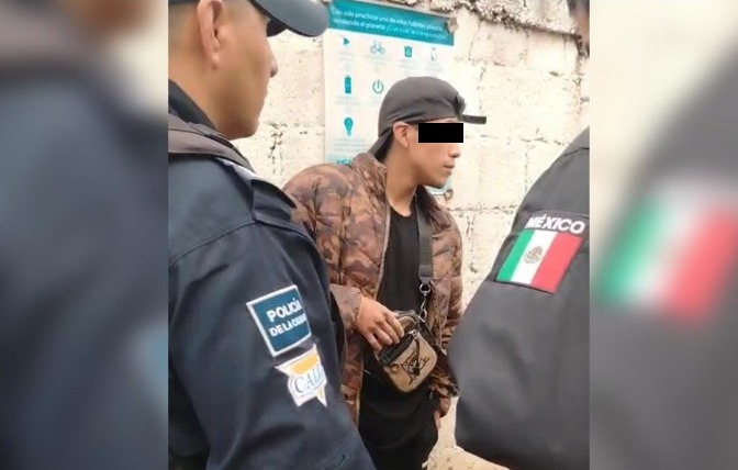Detiene Policía Municipal a "El Hopp" y se le vincula con dos asaltos