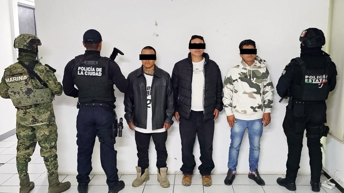 Detenidos por homicidio en Amozoc
