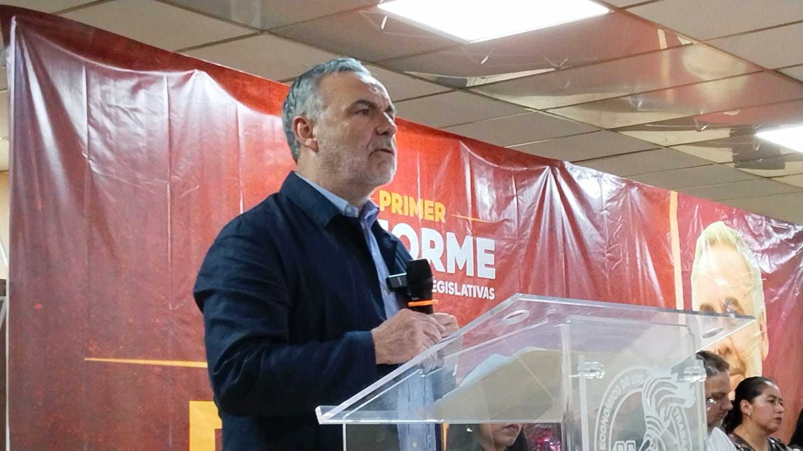 Alfonso Ramírez Cuéllar presenta su informe de labores en Puebla