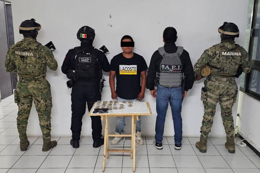 En operativo de las fuerzas de seguridad, fue detenido “El Bombas”, presunto narcomenudista