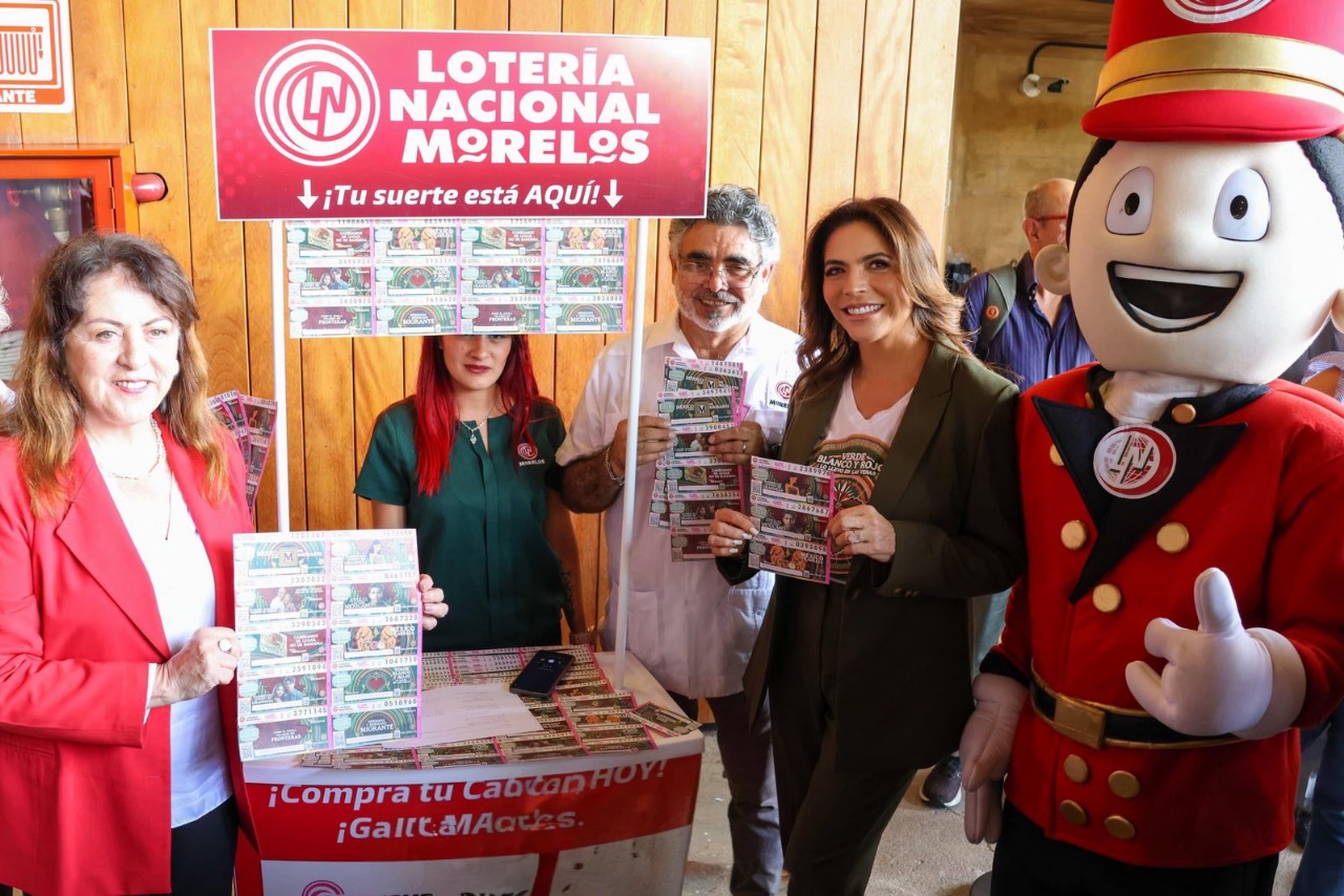 Lotería Nacional y Gobierno de Morelos unen fuerzas para apoyar a las y los paisanos con el Sorteo “México con M de Migrante”