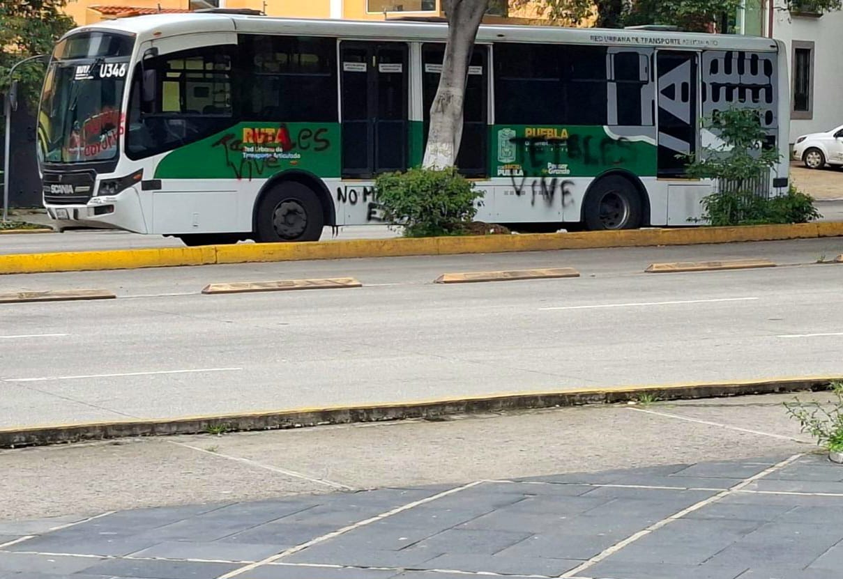 Vandalismo en unidades de RUTA Línea 3 afecta servicio