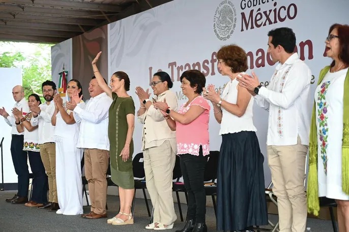 Claudia Sheinbaum en Yucatán