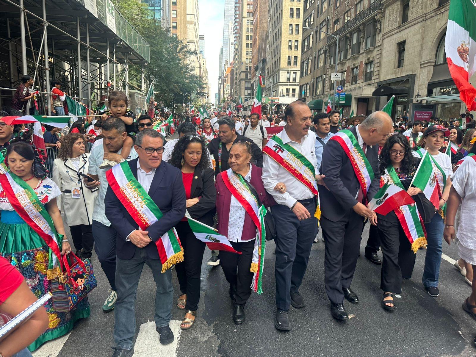 Gobierno de Puebla estuvo presente en el Mexican Day Parade 2025 en Nueva York