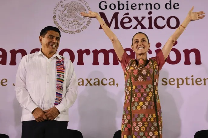Claudia Sheinbaum en Oaxaca
