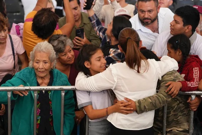 Sheinbaum rinde cuentas en Aguascalientes