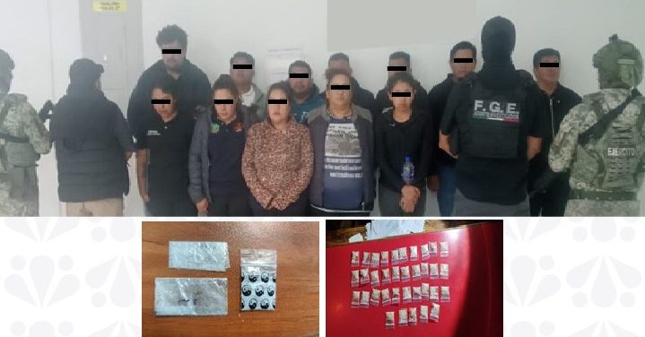 Detenidos por la Fiscalía de Puebla