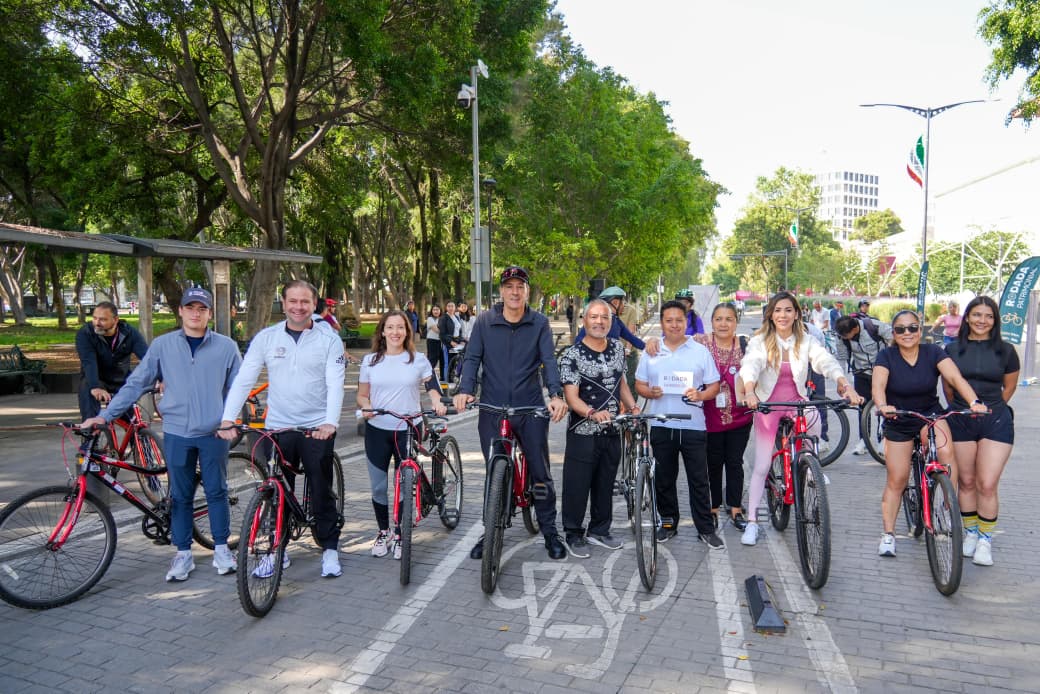 Participa Pepe Chedraui en la Rodada Patrimonial en el Centro Histórico