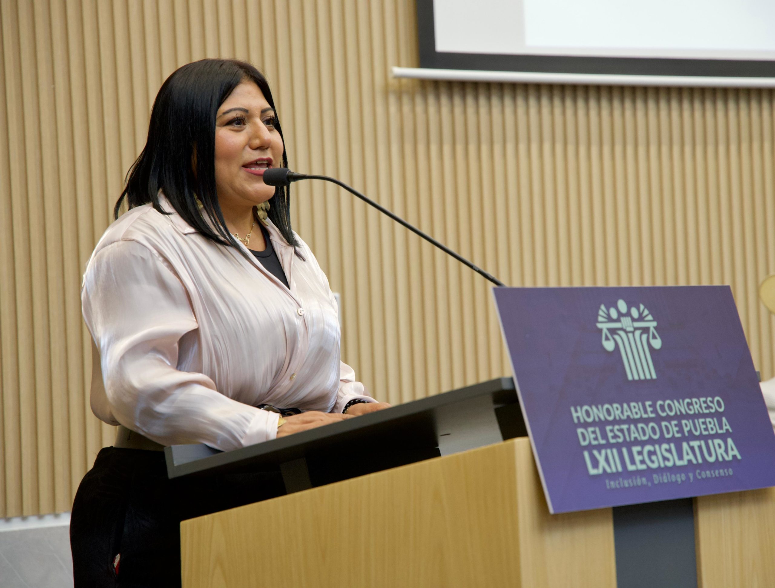 Araceli Celestino Rosas, diputada local de Puebla por el Partido del Trabajo. Foto: Especial